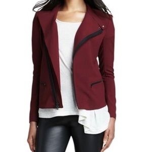 Elizabeth And James Charlotte Marsala Moto Jacket